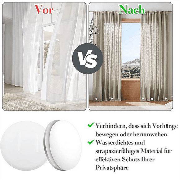 24PCS Shower Curtain Magnet Magnetic Shower Curtain Counterweight Suitable for Kitchen, Bathroom, Home Use