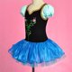 thumbnail image 2 of XL-Princesa Anna Vestido de Ballet para Niñas, Traje de Bailarina de Baile, Malla con Falda, Azul, 2 of 5