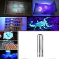 thumbnail image 5 of UV Flashlight under $5! CQCYD Mini UV Blacklight Flashlight, 9 LED Ultraviolet Torch for Money Detection Leak Finding, Aluminum Alloy UV Light for Nail Curing Inspection, Portable UV Lamp for DIY, 5 of 9