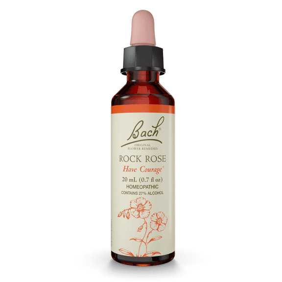 Bach Original Flower Remedies, Rock Rose - 20 mL Dropper