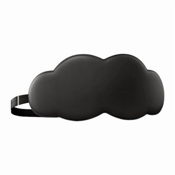 Bothyi 2xIce Silk Eye Mask Night Blindfold Eye Cover Eyeshade Nap Blackout Sleep Mask Black 2 Pcs