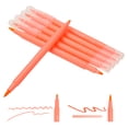 thumbnail image 1 of Uxcell Dual Brush Markers, Skin Fine and Brush Tip Pen for Coloring, 6Pcs, 1 of 6
