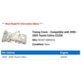 thumbnail image 2 of Timing Cover - Compatible with 2000 - 2005 Toyota Celica 2ZZGE 2001 2002 2003 2004, 2 of 2