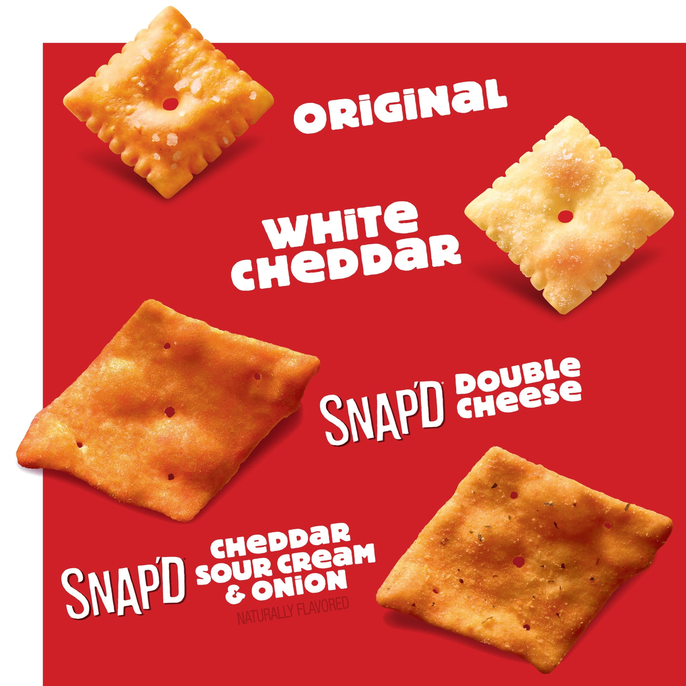 Cheez-It Variety Pack Cheese Crackers, Baked Snack Crackers, 42 Count