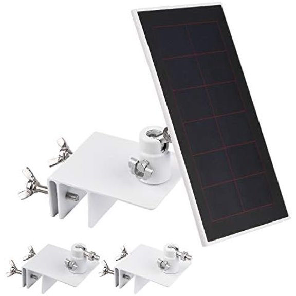 2Pack Gutter Mount Compatible with Arlo Essential Solar Panel, Arlo  5S/ 4/ 3/ 2/Ultra 2/Ultra/Solar Panel, Perfect Angle to Get Adequate Sunlight