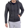 thumbnail image 1 of Sudadera Deportiva para Hombre Everlast con Capucha y Cierre Talla Mediana Gris, 1 of 4