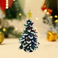 thumbnail image 1 of Fiudx Árbol de Navidad de Resina, Decoración Festiva Iluminada, Diseño Vintage Verde, Luces Preinstaladas, Temporizador Inalámbrico, Ideal para Decorar Tu Hogar, 18 X 12 Cm., 1 of 6