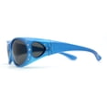 thumbnail image 3 of Polarized Womens 60mm Rhinestone Oval Fit Over Sunglasses Blue Black, 3 of 6