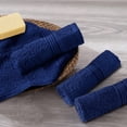 thumbnail image 4 of MALLONI HOME Ultra Soft Cotton Washcloths, Contains 12 Piece Face Cloths 12x12 inch, Ideal for Everyday use Face Towels, Compact & Lightweight Multi Purpose Washcloths - Navy Blue, 4 of 5