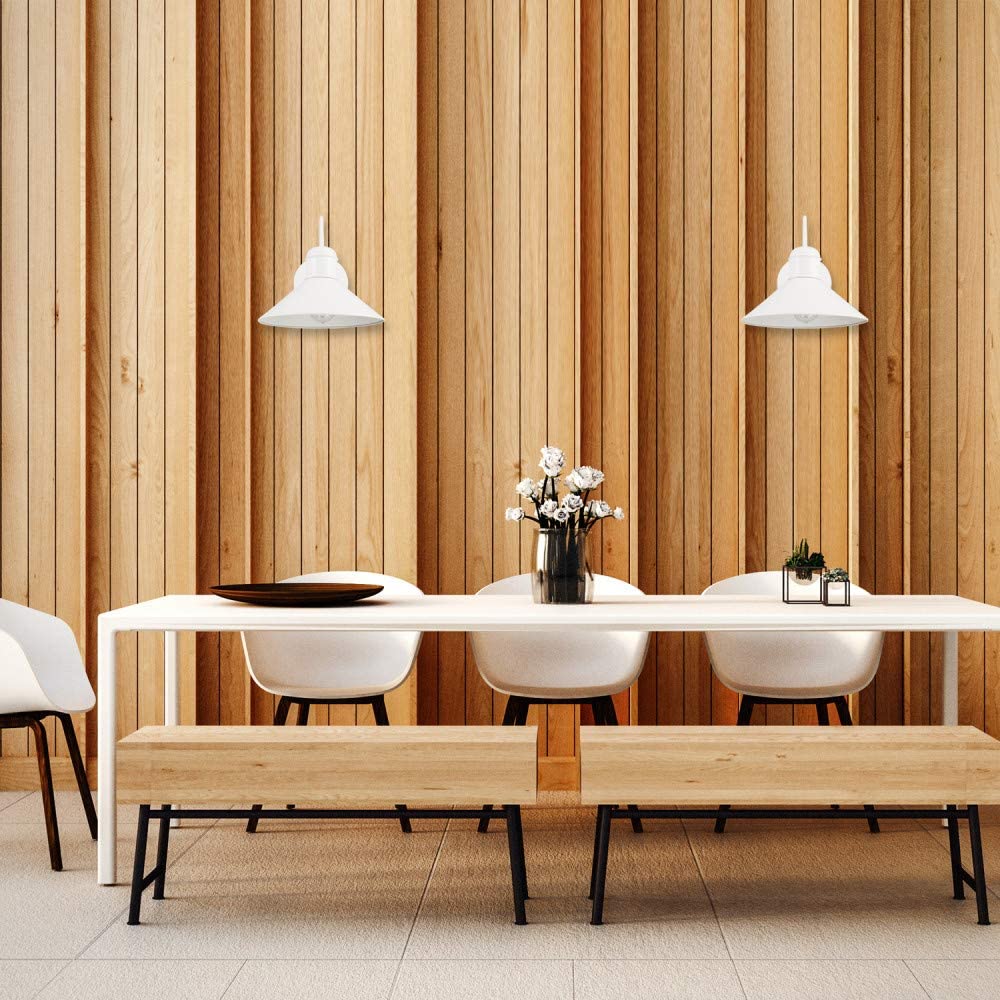 Novogratz x Globe 11" Matte White Outdoor Wall Sconce