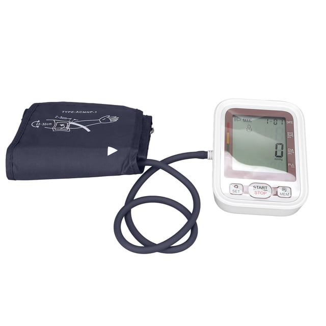 Monitor de Presión Arterial Digital ANGGREK Ergonómico Pantalla HD Profesional Automática Con Bolsa De Almacenamiento