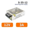 thumbnail image 2 of SMPS Switching Power Supply S-35 Single Output Overload Protection Short Circuit Protection 35W AC DC 5V 12V 24V Converter QA ,Overload Cut-off, 2 of 7