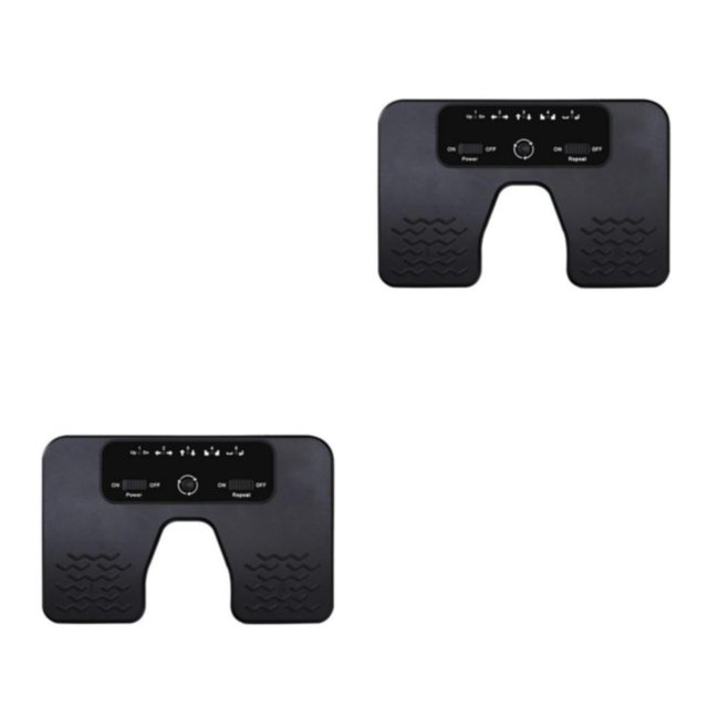 Ruiboury Convenient Wireless Page Turner Pedal Anti-Skid Universal USB for PC Piano Guitar Type1 2Set