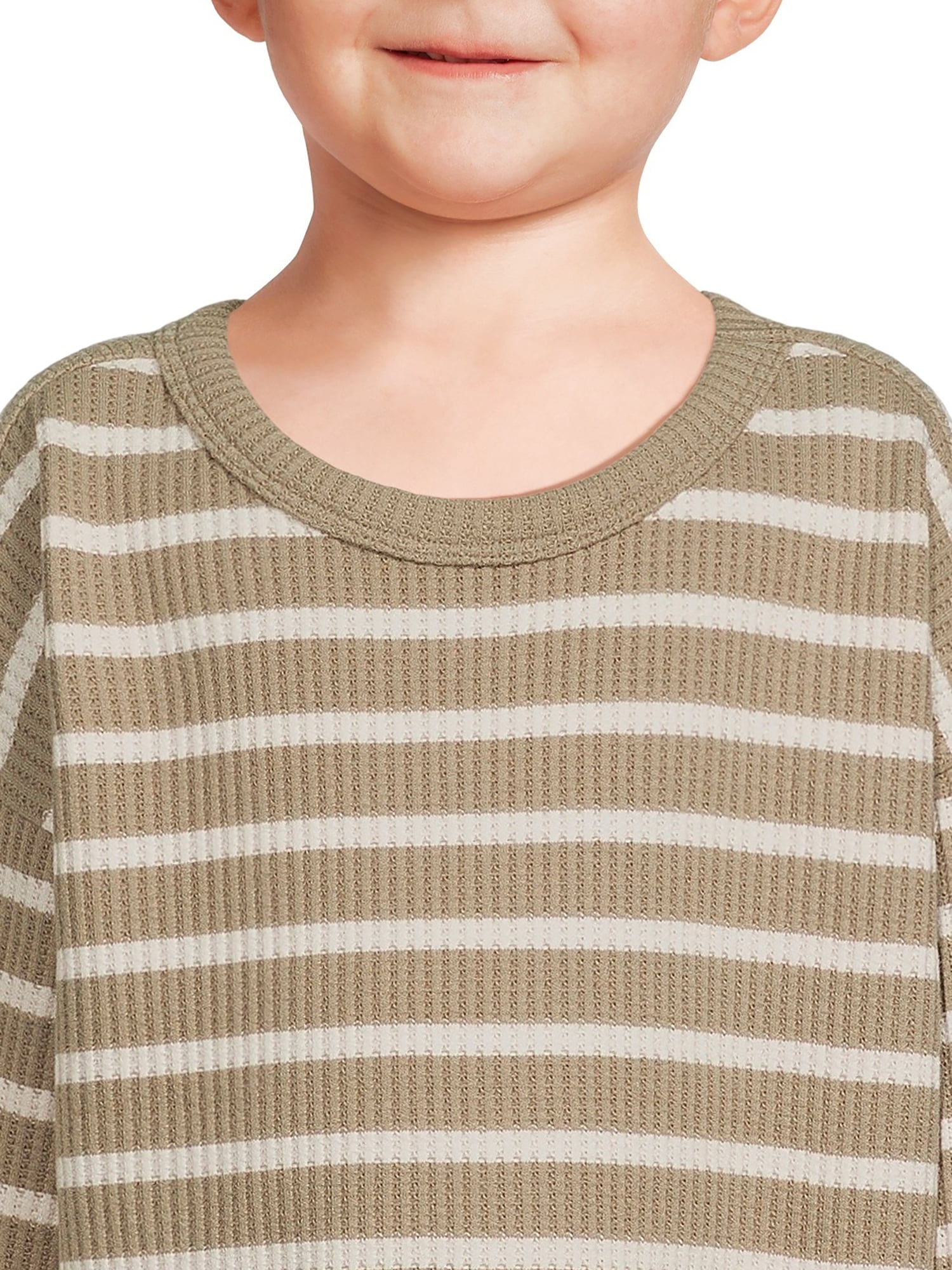 easy-peasy Toddler Boy Long Sleeve Boxy T-Shirt, Sizes 12 Months-5T