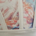 thumbnail image 4 of Seyurigaoka Women Fitness Waist Trainer Oil Painting Print Elastic Corset, 4 of 9