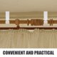 thumbnail image 2 of Soporte para barra de cortina extensible, soporte para barra de cortina para el hogar, soportes para barra de cortina ajustables de alta resistencia, 3 uds., 2 of 4