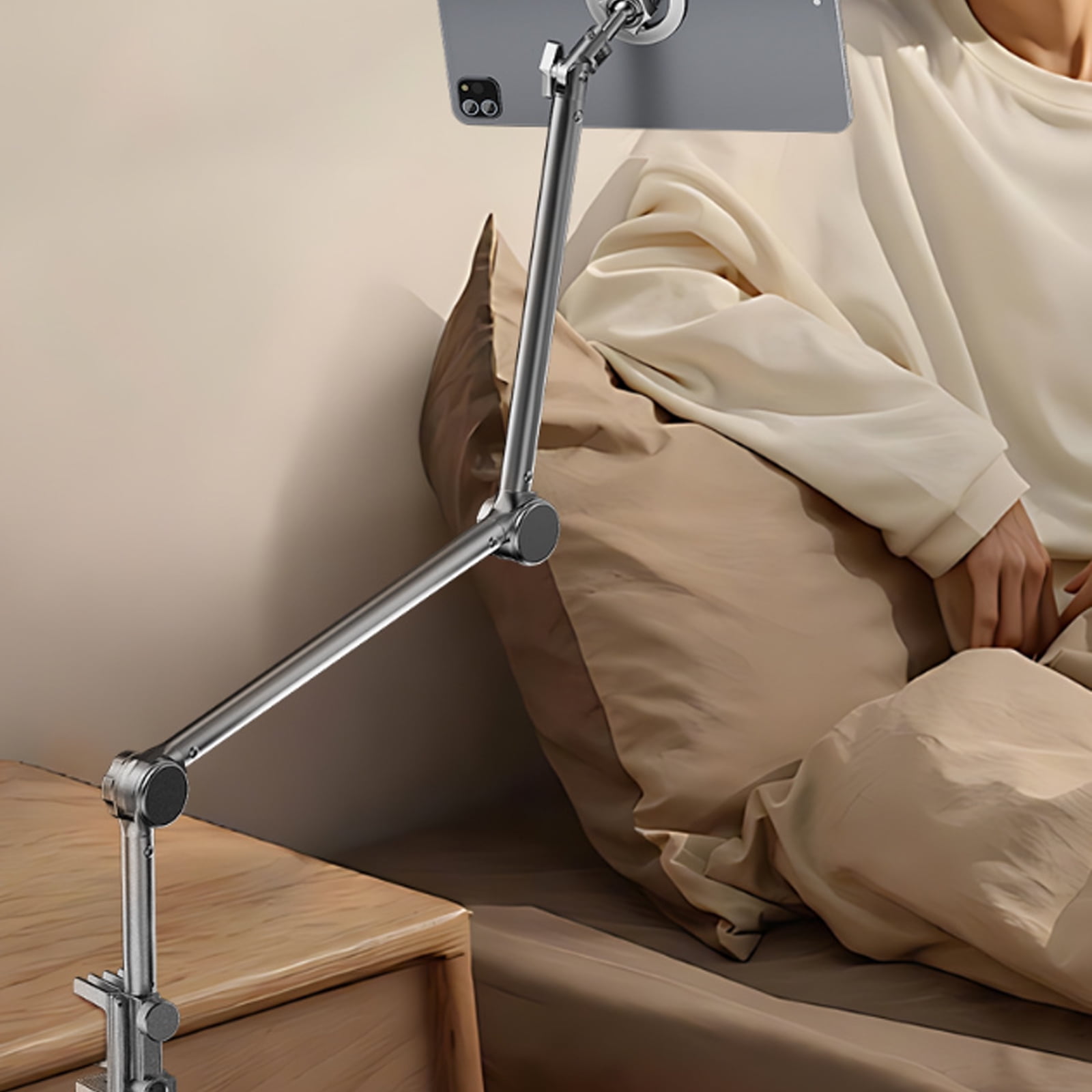 Portable ABS Phone Stand Designs Enabling Rotation & Flexible Viewing Angles Gooseneck Phone Holder for Phones Tablets