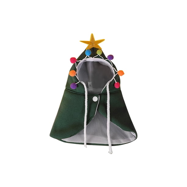 Vestido de Fiesta de Navidad Disfraz de Navidad de Mascota, Disfraz de Navidad de Cachorro, con Vestido de Cosplay de Fiesta de Estrellas, Adecuado para Gatos Y Perros Pequeños a Medianos Disfraz de P