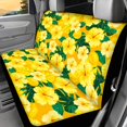 thumbnail image 2 of CHAQLIN Yellow Hibiscus Floral Theme Bench Seat Covers with Car Sedan, Washable Non-Slip Rear Bench Seat Protectors(Set of 2 Pieces), 2 of 7