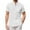 White, variant on ZCFZJW Cotton Linen Shirts for Men Casual Summer Short Sleeve Button Down Pocket Shirts Trendy Regular Fit Beach Vacation Hawaiian Shirts Khaki XXL