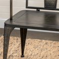 thumbnail image 4 of Evolution by Crestview Collection Banc en Métal Galvanisé Noir, 4 of 4