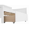 thumbnail image 6 of Daybed with Storage Drawers, Indoor Outdoor Twin Size Sofa Day Bed Frame for Bedroom Living Room, White 78.3x42.3x39.7inch, 6 of 8