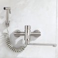 thumbnail image 1 of Alenartwater Kitchen Faucet Wall Mounted Rotable Sink Tap Dual Hole Single Handle Cold and Hot Water Mixer, 1 of 7