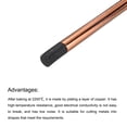 thumbnail image 4 of 10pcs 13mmx305mm(1/2"x12") Carbon Arc Air Gouging Rods Copper Graphite Coated Gouging Electrode Rods, 4 of 6