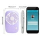 thumbnail image 2 of Mini ventilador de sobremesa, recargable por USB, portátil, ventilador de refrigeración de plástico eléctrico con cordón para el cuello, morado Vogacara HA6345-05B, 2 of 6