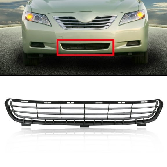 PIT66 Front Bumper Lower Center Grille Grill Fit for 2007-2009 Toyota Camry Hybrid