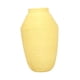 thumbnail image 3 of Jarrón de cerámica con flores, jarrón decorativo para el hogar, mesa auxiliar, jarrón decorativo Amarillo, 3 of 9