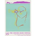 thumbnail image 2 of Debbie McKillop 19x24 Black Ornate Framed Double Matted Museum Art Print Titled: 1985 Ventura Music Festival (1985), 2 of 5