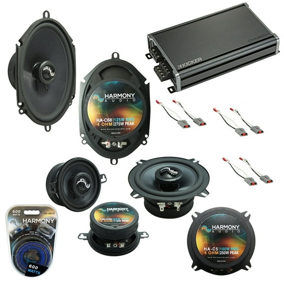 Fits Ford Mustang 1986-1993 Factory Upgrade Harmony Premium Speakers & CXA360.4
