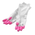 thumbnail image 4 of Guantes de Lavavajillas antideslizantes, Guantes de Lavavajillas Múltiples de Pvc Sin Deslizamiento de Guantes de Lavavajillas Impermebles Ergonímicos para el Hogar, 4 of 8