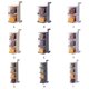 thumbnail image 4 of Caja de condimentos Caja de almacenamiento de condimentos montada en la pared Recipiente giratorio para tarros de especias de cocina, 2 capas, Blanco AweSitey HA003754-03, 4 of 7