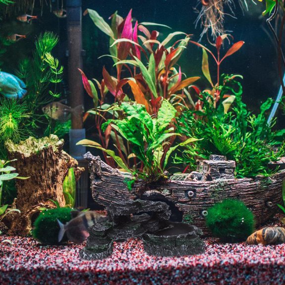 Turtle Basking Shelf Resin Turtle Platform For Aquarium Reptile Climbing And Sunbathing In Aquatic Turtle Tank Accessory