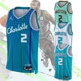 thumbnail image 2 of LaMelo Ball 2020 NBA Draft Charlotte Hornets Teal Icon Jerseypangjing, 2 of 3