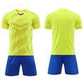 thumbnail image 3 of Iyufng 2 Pieces Sports Outfit, Summer Printed Soccer Jersey and Shorts Set,Boys and Girls, 3 of 5