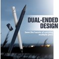 thumbnail image 2 of shiyou-2PCS Ballpoint Pen + Pencil, Multi-Function Medium Point Boligrafos, Dual-ended Pen with Black Ink for School with Gift Box, Office Work Pens for Meeting Recording, Handwritten Drafts, White+B, 2 of 4