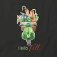 thumbnail image 2 of Hello Fall T-Shirt | Cute Autumn Black Tee Gift, 2 of 5