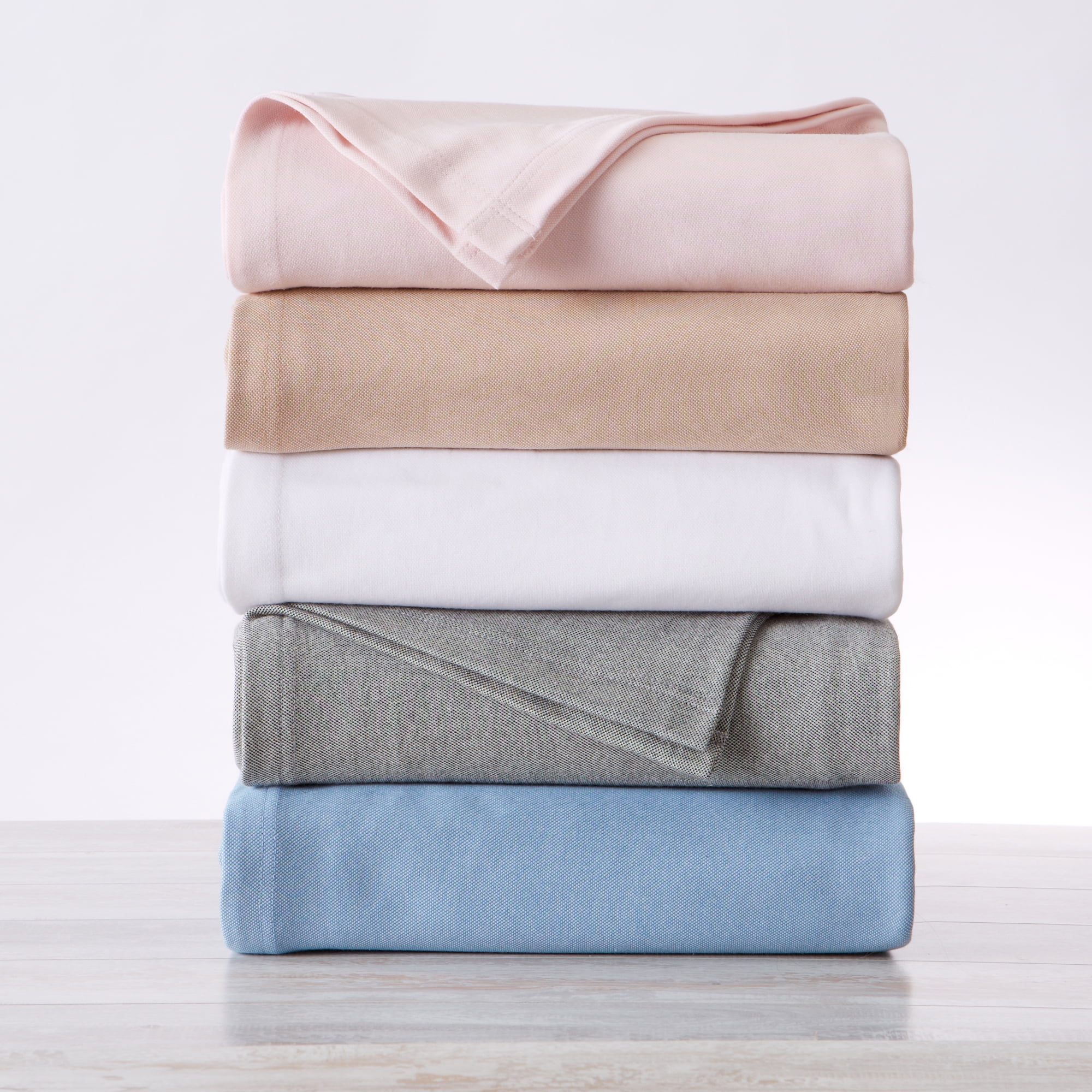 Great Bay Home Premium Cotton Textured Knit Blanket