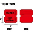 thumbnail image 2 of Raffle Tickets, Rewards Raffle Ticket, Tickets Festival Raffle, For All Kinds Of Events, Such As Carnivals, Fundraisers, Fairs, Concerts, Auctions, Churches, Amusement Park Games(Blue), 2 of 8