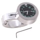 thumbnail image 3 of BOROCO 1 Pieza Plata Motocicleta Impermeable Manillar Brillo Montaje Reloj Reloj Universal, 3 of 5