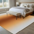thumbnail image 4 of Area Rug for Living Room, Dark Burnt Orange Grey Ombre Non-Slip Indoor Large Carpet for Bedroom/Dining Room, Farmhouse Gradient Minimalist Washable Low-Profile Rectangle Floor Runner Rugs - 5 x 7 Ft, 4 of 8