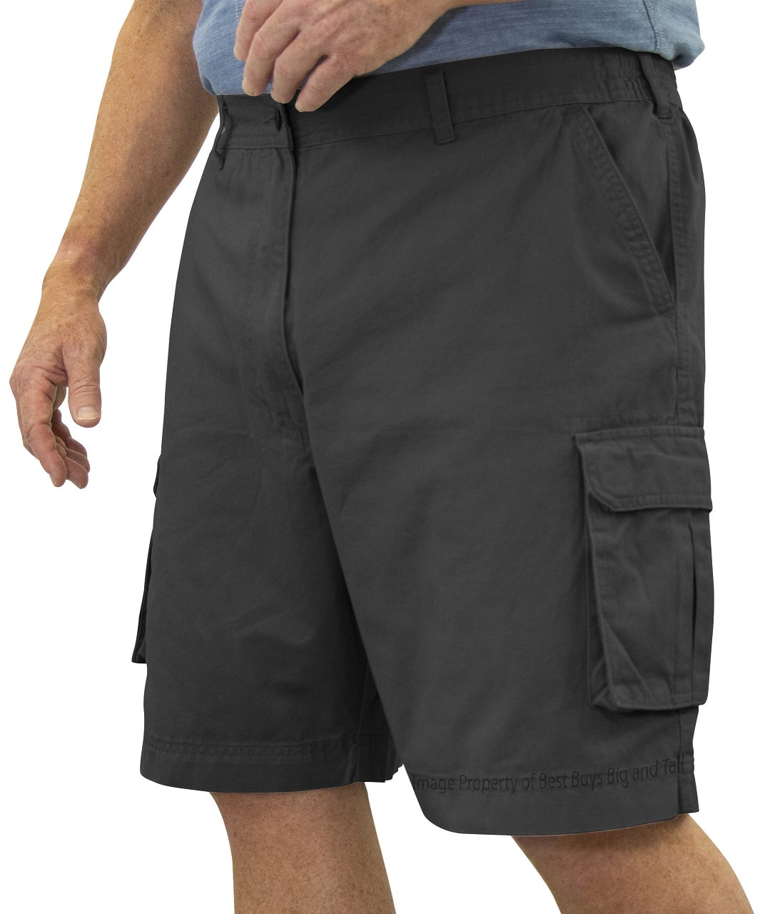 ROCXL Big & Tall Men’s Expandable Waist Comfort Stretch Cargo Shorts ...