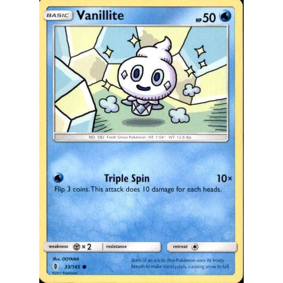 Pokemon Guardians Rising Vanillite #33