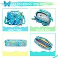 thumbnail image 7 of Kids Rolling Backpacks for Girls with Wheels Lunch Bag Pencil Case Cute Wheeled School Backpack for Teens Ages 6-12, 7 of 7