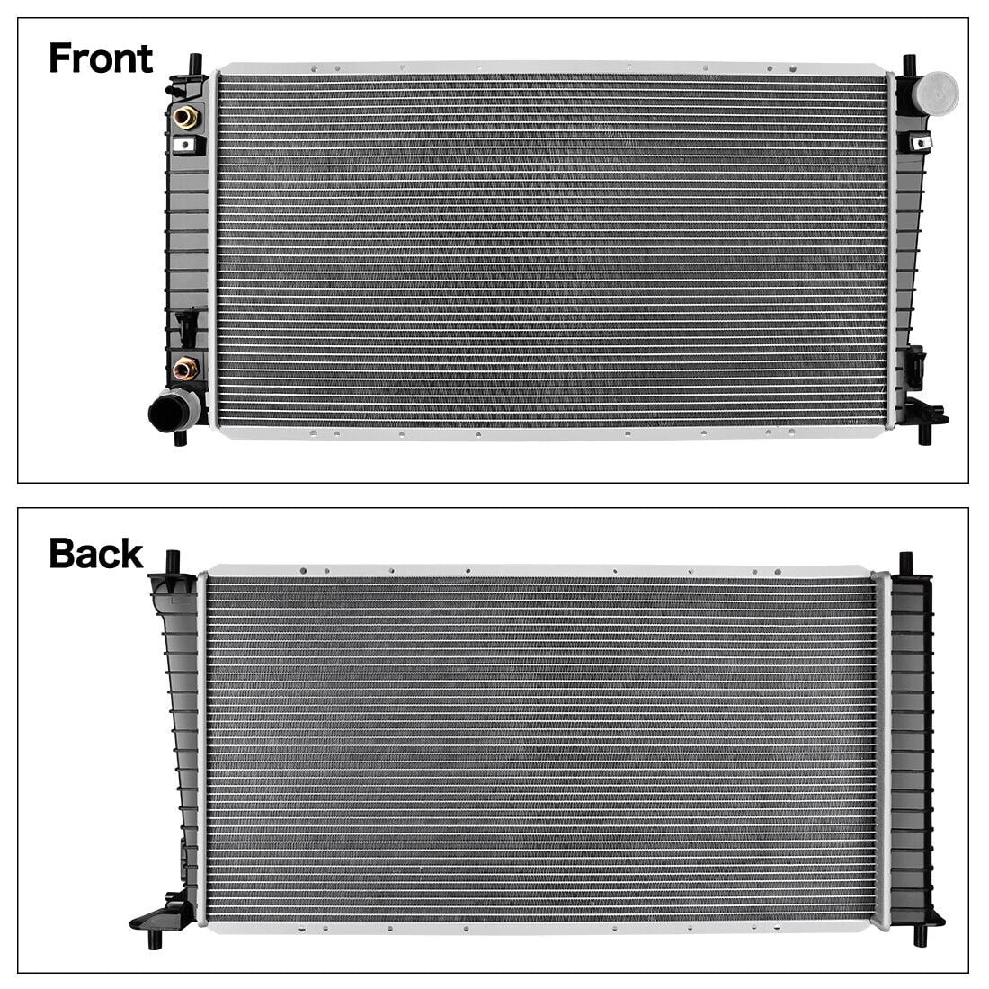 Ledkingdomus Radiator For Ford 1999-2009 F-250 F-350 & 1999-2005 F-150 Expedition 4.2L 4.6L 5.4L