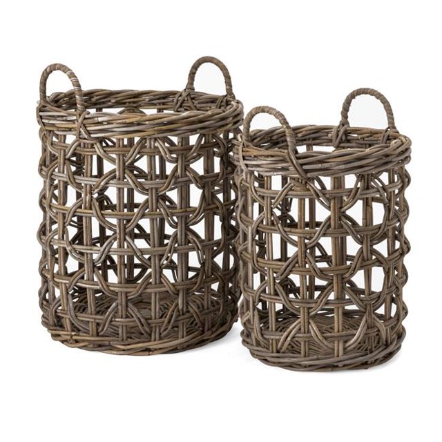 IMAX 23241-2 Paniers en Rotin - Lot de 2