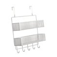 thumbnail image 5 of TISHITA Over The Door Hook Organizer, Towel Rack, Coat Hooks for Storage Over The Door, Door Hanger, Mesh Basket for Bathroom, Office, Kitchen S, 5 of 8